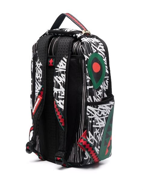 Shark Teeth Print Backpack Sprayground Hk