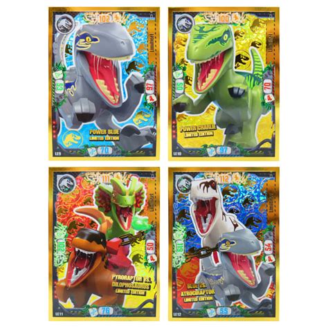 Lego Jurassic World 3 Karten Sammelkarten Trading Cards 2023 LE