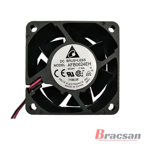 Ventilador Vdc A Cables X X Mm Delta Afb Eh J Bracsan