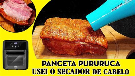 COMO FAZER PANCETA NA AIRFRYER À PURURUCA SUPER CROCANTE TRUQUE DO