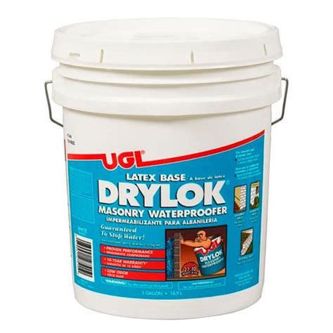 Latex Base Drylok Waterproofer 5 Gallon White 79941275150 Ebay