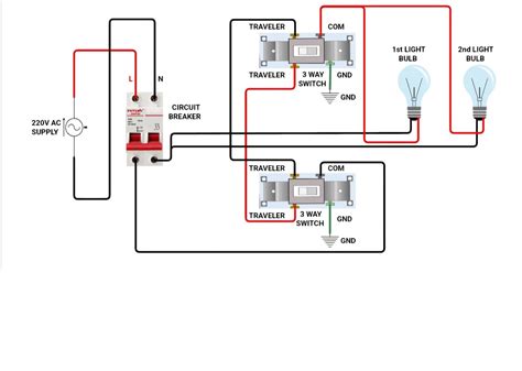 3 Way Switch Wiring Diagrams And Connections