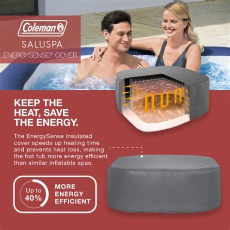 Bestway Coleman Hawaii Airjet Inflatable Hot Tub With Energysense Cover