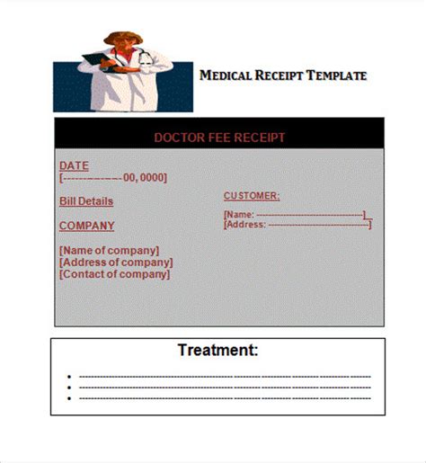 Free 15 Doctors Receipt Templates In Pdf Ms Word