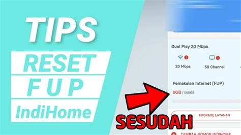 Cara Reset FUP IndiHome Secara Resmi Dengan Renew Atau Perpanjang Kuota