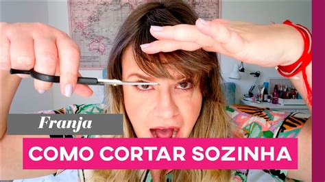 Como Cortar A Franja Sozinha Em Casa Marina Fabri Youtube