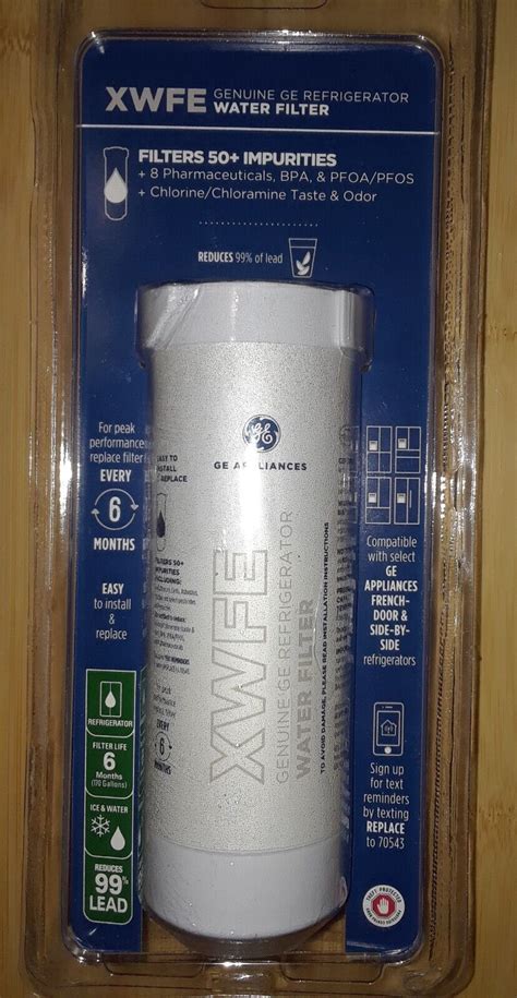 One Sealed Genuine Xwfe Replacement Water Filter For Compatible Ge