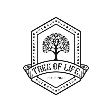 Premium Vector Tree Vintage Logo Design