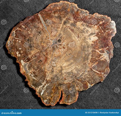 Piece Of Petrified Wood Stock Photo Image Of Nature 251210698