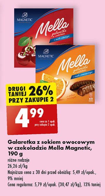 Galaretka W Czekoladzie Wi Niowa Magnetic Mella Cena Promocje