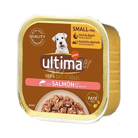 Ultima Affinity Ultima Comida para perros pequeños con salmón húmeda