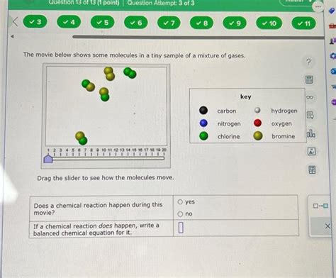 Solved The Movie Below Shows Some Molecules In A Tiny Sa