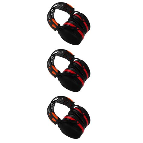 FRCOLOR 3pcs Noise Canceling Headphone Over Ear Adjustable Hearing