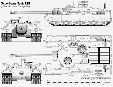 Catainium's Tanks: T28/T95 Super-Heavy/Tank Destroyer