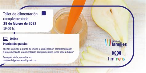 Taller de Alimentación complementaria Hospital HM Nens