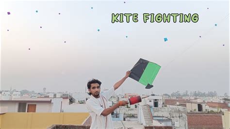 Kite Fighting On Sunday Shivansh Kite Fighting Kites Vlogs Kite