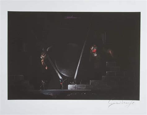 Gerald Scarfe Hand Signed Pink Floyd The Wall On Stage St Pauls Gallery