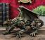 Crouching Steampunk Robotic Dragon Statue 10 L Mechanical Cyborg Dragon