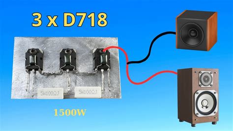 Diy Powerful Ultra Bass Amplifier From Transistor D No Ic