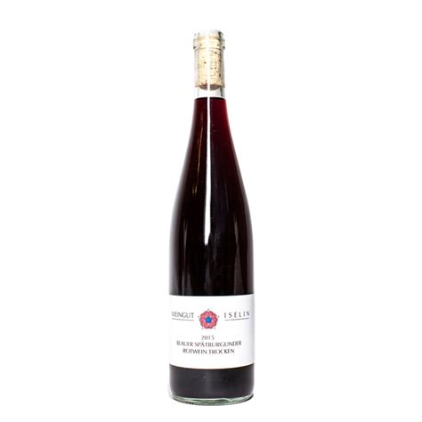 2017 BLAUER SPÄTBURGUNDER ROTWEIN Kosher trocken Weingut Iselin