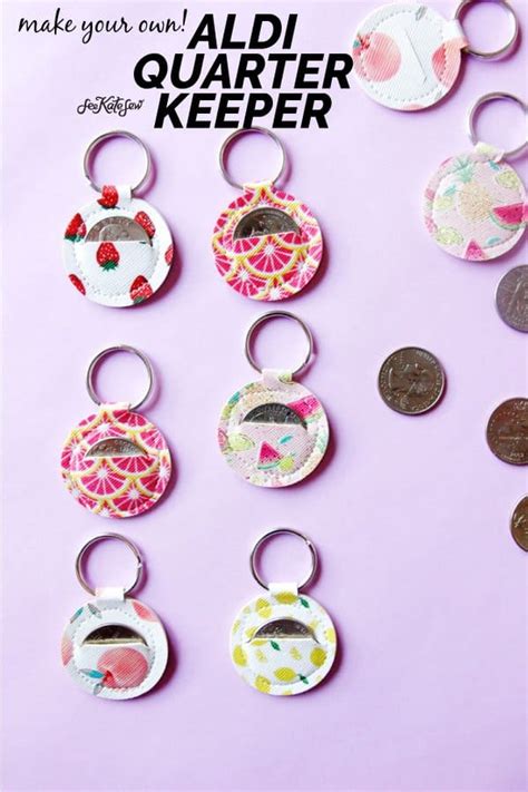 Aldi Quarter Keychain Sewing Pattern See Kate Sew