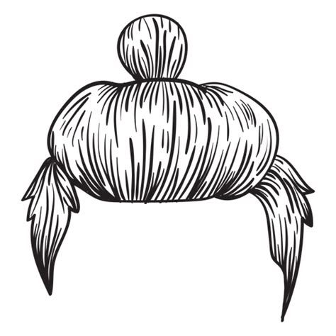 Side View Man Bun Drawing Show Off Your Rebellious Side By Going For A