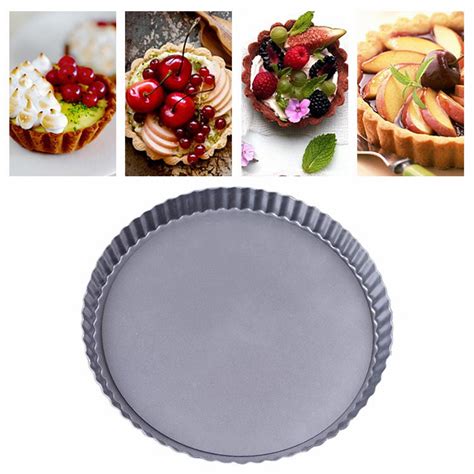 11 Round Tart Pan Non Stick Quiche Pan Fluted Edges On Your Tarts