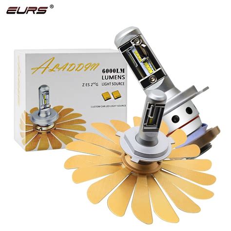 Eurs Fanless Car Led Light Zes W Lm Headlights H Led Bulb H