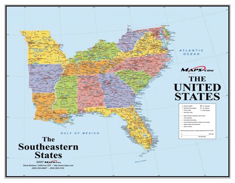 South Central States Map