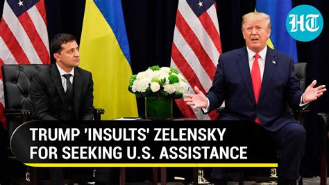 'Salesman Zelensky': Trump's Savage Jibe; Blasts Biden For Funding Ukraine's Fight Against ...