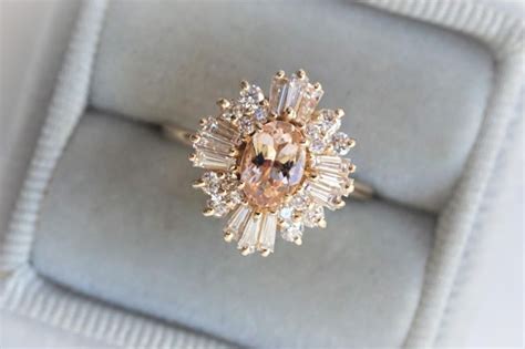 15 Romantic Morganite Engagement Rings