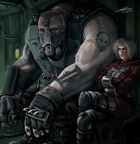 Ogryn And Zealot Darktide Fanart By Frost Llamzon Rwarhammer