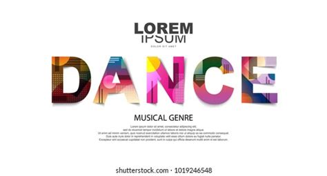 Dance Music Music Genre Stock Vector (Royalty Free) 1019246548 ...