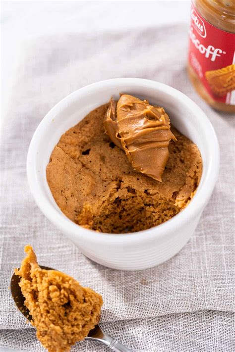 Lotus Biscoff Mug Cake Recipe Colleen Christensen Nutrition