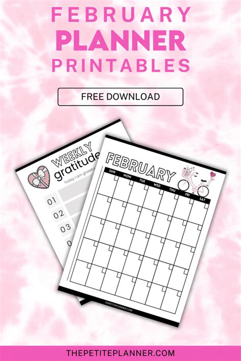 Free February Planner Printables (Calendar, Habit Tracker & More!)