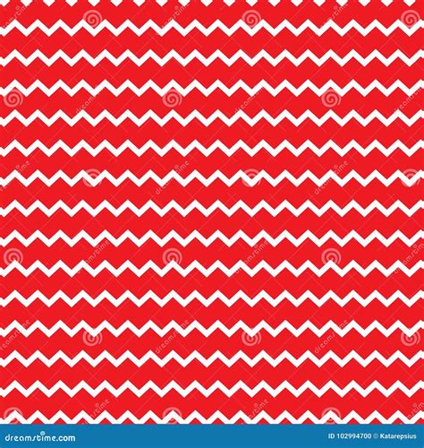 Seamless Colorful Zigzag Chevron Pattern Background With Red And Stock