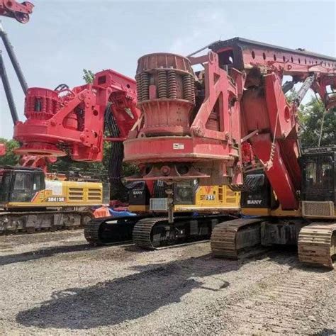 Used Sany Sr405 Civil Building Construction Hydraulic Power Rotary Pile