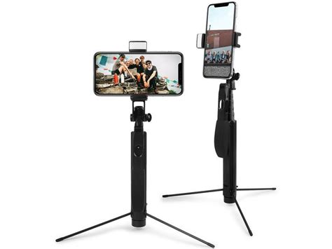 Selfie Stick Alogy Tripod Stabilizator Uchwyt Do Telefonu Bluetooth Led