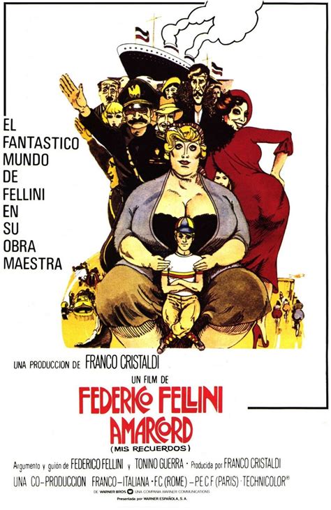 Amarcord Federico Fellini Franco Cristaldi Movie Posters