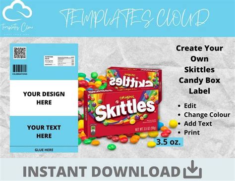 Skittles Template| Skittles Logo Png| Skittles Candy Wrapper| Skittles Svg| Candy Bar Wrappers ...