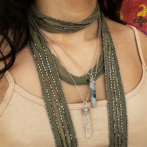 Cornicello Necklace - Labradorite – Mementomoridesignsnyc