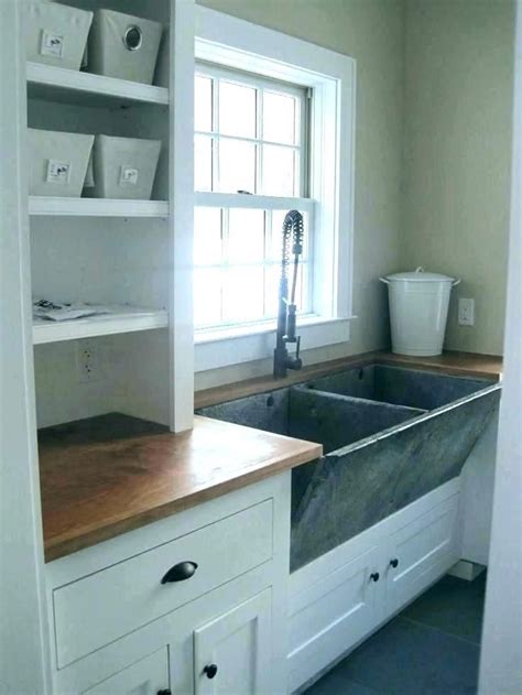 Vintage Concrete Laundry Sink For Sale