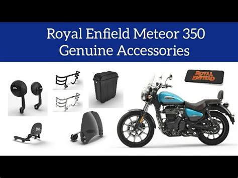 Royal Enfield Meteor Accessories With Price Youtube