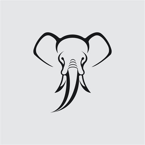 elephant logo vector 10445918 Vector Art at Vecteezy