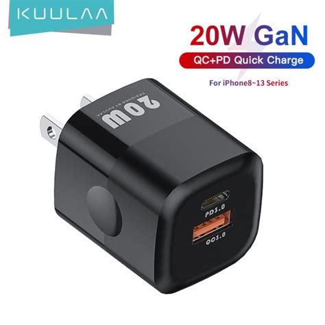 KUULAA 20W Type C Port 18W USB Port Quick Charge 4 0 3 0 PD 3 0 USB