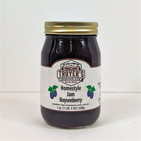 Homestyle Boysenberry Jam - Troyer's Mountain View Country Market