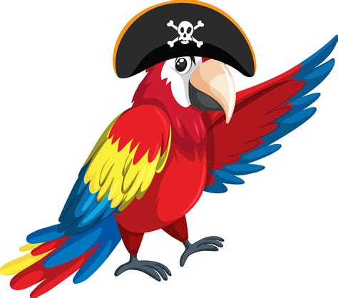 Pirate Parrot Vector Art, Icons, and Graphics for Free Download