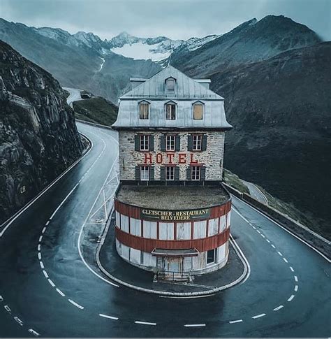 Belvedere hotel at Furka pass Switzerland : r/travelphotos