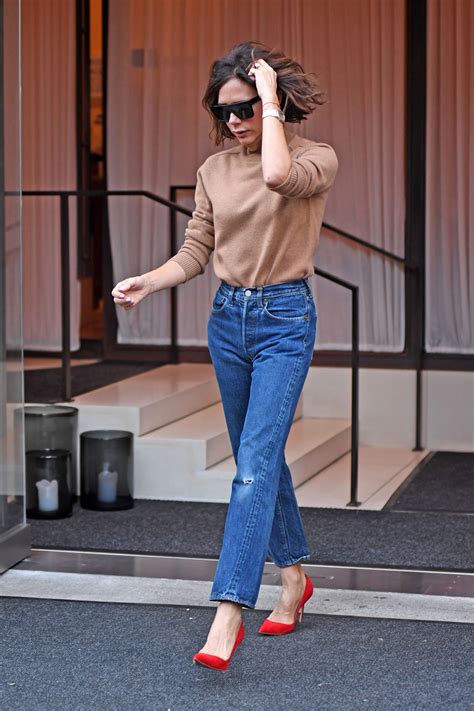 Victoria Beckham Opts For Casual Sunday Style On The Day Of Her Spring