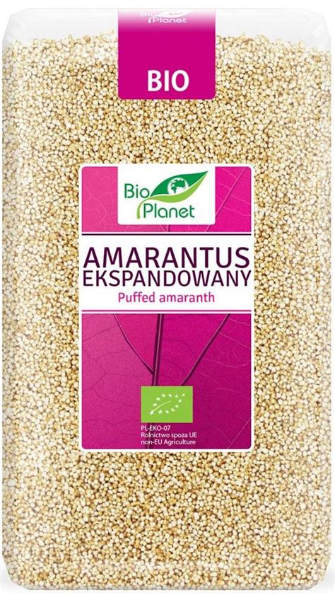 Amarantus Ekspandowany Popping Ekologiczny 150 G Bio Planet Sklep